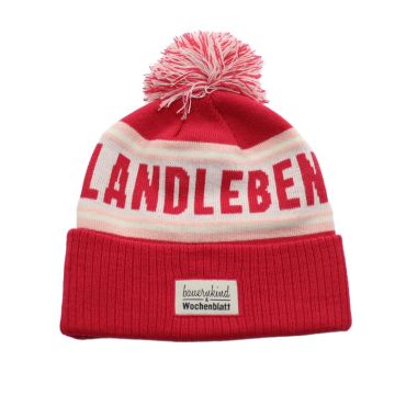 Mütze Bauernkind + Wochenblatt pink