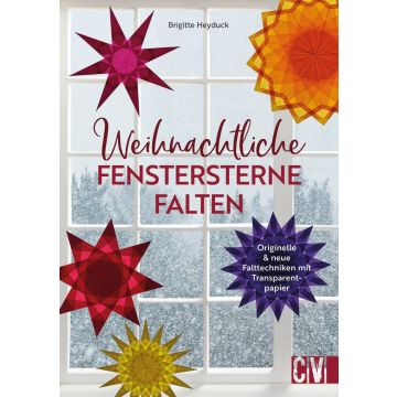 Weihnachtliche Fenstersterne falten