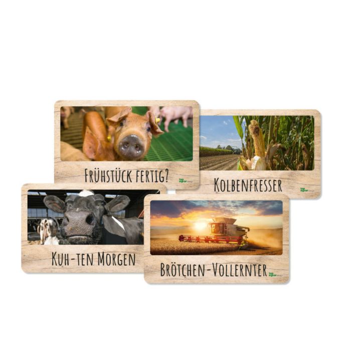 top agrar Fr&uuml;hst&uuml;cksbrettchen 4er Set